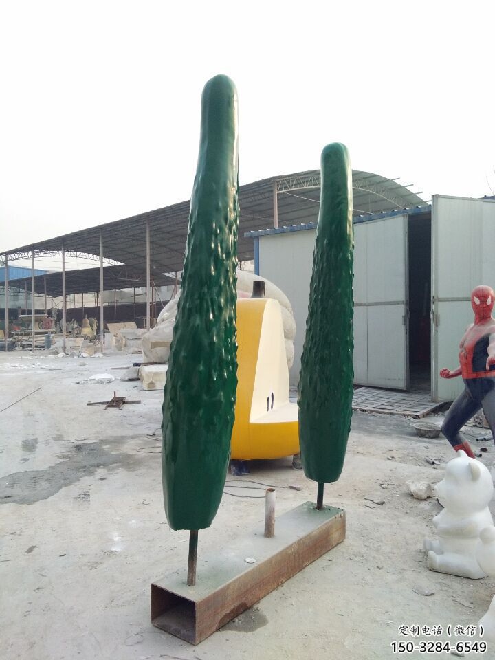 創(chuàng)意苦瓜雕塑 步行街店門口雕塑 蔬菜小品 創(chuàng)意苦瓜雕塑 步行街店門口雕塑 蔬菜小品