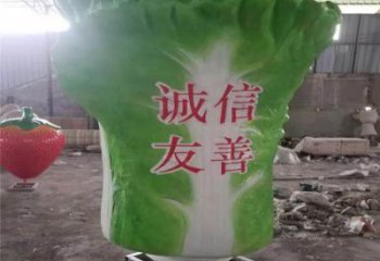 風景區白菜雕塑 售樓處廣場雕塑 仿真擺件