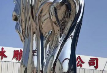 街道白菜雕塑 現(xiàn)代景觀蔬菜雕塑 鏡面果蔬雕塑