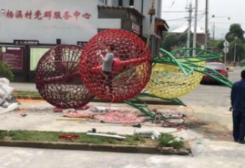 店門口楊梅雕塑 創意景觀雕塑 仿真擺件