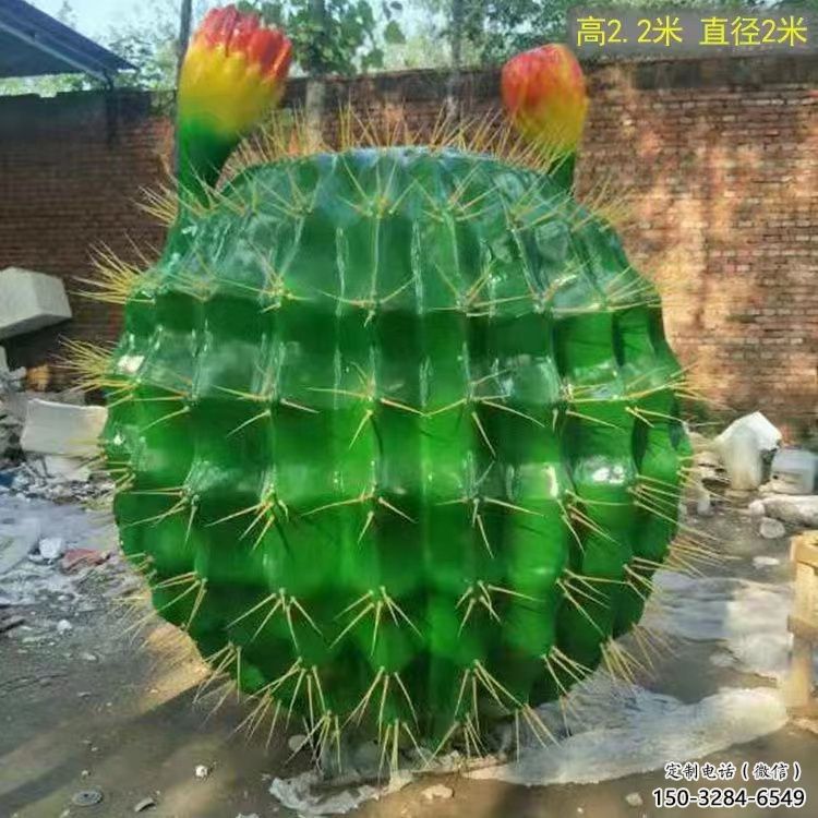 戶外仙人掌雕塑 噴漆花卉雕塑 燈光植物雕塑 戶外仙人掌雕塑 噴漆花卉雕塑 燈光植物雕塑