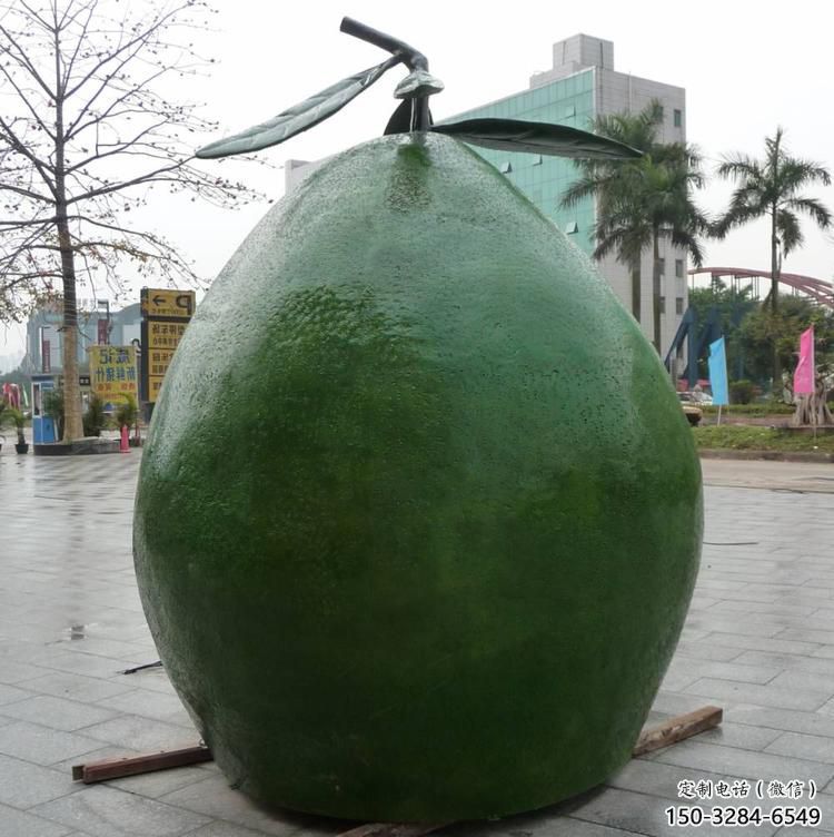 公園柚子雕塑 戶外景觀水果雕塑 抽象果蔬雕塑 公園柚子雕塑 戶外景觀水果雕塑 抽象果蔬雕塑