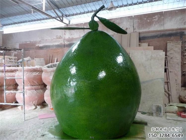 柚子雕塑 仿真景觀水果雕塑 烤漆果蔬雕塑 柚子雕塑 仿真景觀水果雕塑 烤漆果蔬雕塑