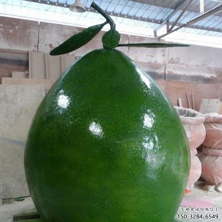 柚子雕塑 烤漆大型水果雕塑 仿真果蔬雕塑 柚子雕塑 烤漆大型水果雕塑 仿真果蔬雕塑