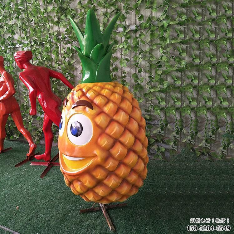 菠蘿雕塑 大型城市雕塑 商業(yè)街擺件