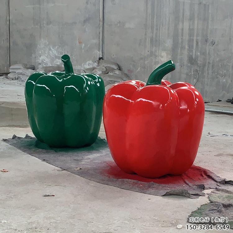 門口青椒雕塑 售樓處仿真雕塑 彩繪小品 門口青椒雕塑 售樓處仿真雕塑 彩繪小品