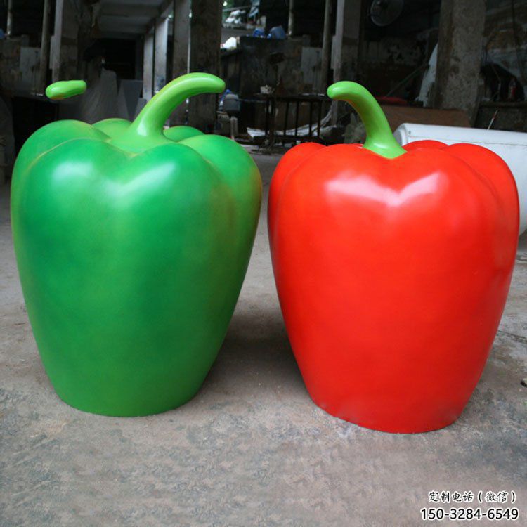 青椒雕塑 廣場蔬菜雕塑 門口小品