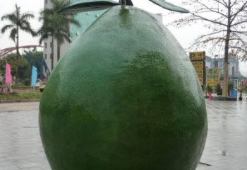 室內柚子雕塑 仿真景觀水果雕塑 大型果蔬雕塑