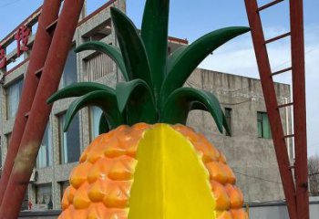 風(fēng)景區(qū)菠蘿雕塑 售樓處廣場(chǎng)雕塑 彩繪擺件