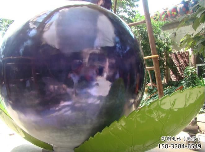 幾何藍莓雕塑 庭院仿真雕塑 彩繪擺件 幾何藍莓雕塑 庭院仿真雕塑 彩繪擺件