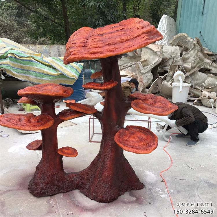 大門口靈芝雕塑 發光公園果蔬雕塑 仿真植物雕塑 大門口靈芝雕塑 發光公園果蔬雕塑 仿真植物雕塑