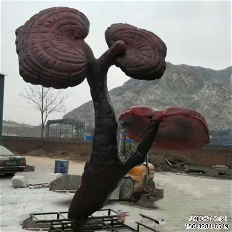 庭院靈芝雕塑 公園草地果蔬雕塑 鍛造植物雕塑 庭院靈芝雕塑 公園草地果蔬雕塑 鍛造植物雕塑