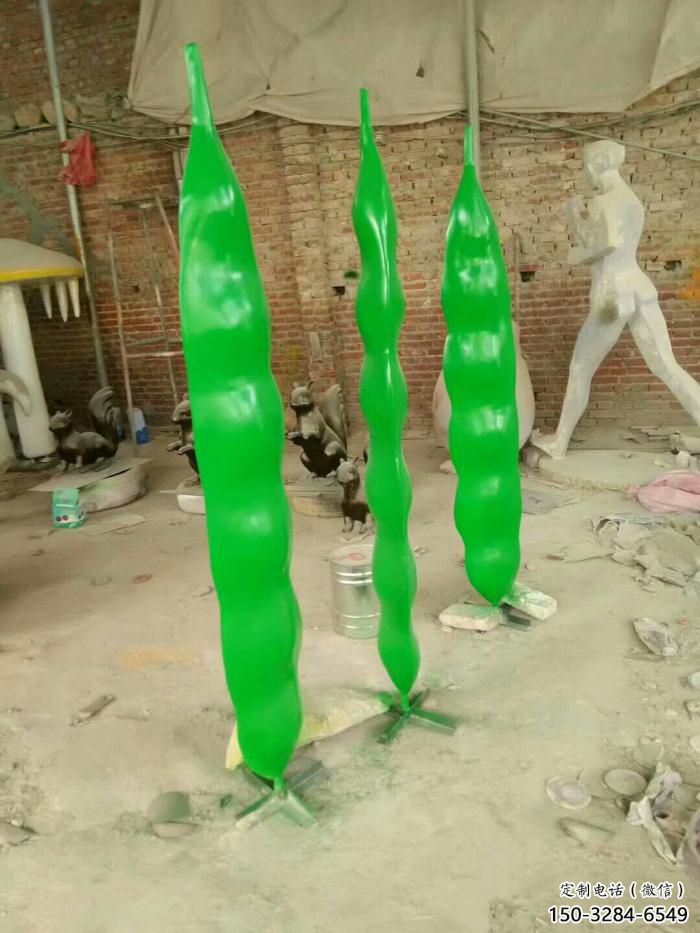 仿真豆角雕塑 酒店公園雕塑 風(fēng)景區(qū)擺件 仿真豆角雕塑 酒店公園雕塑 風(fēng)景區(qū)擺件