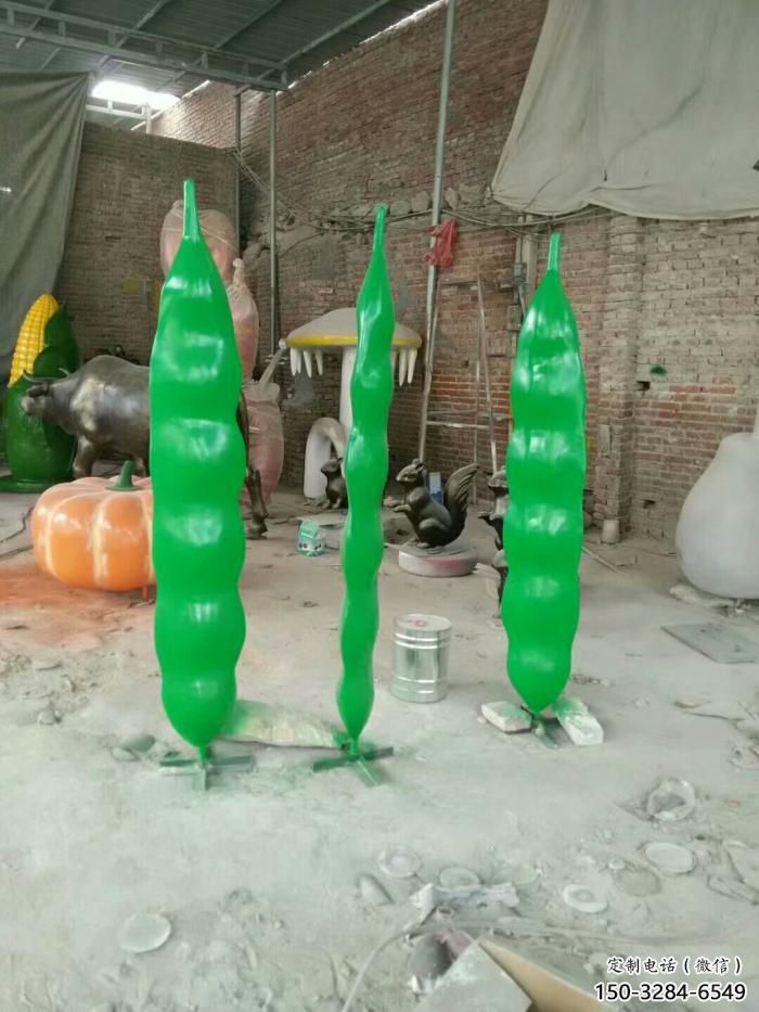 商場(chǎng)豆角雕塑 仿真雕塑 店門口小品 商場(chǎng)豆角雕塑 仿真雕塑 店門口小品