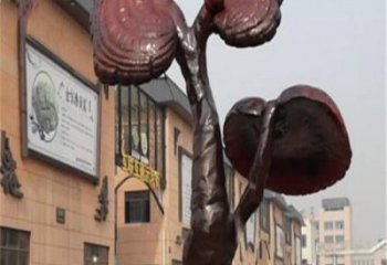 園林靈芝雕塑 大型果蔬雕塑 中式植物雕塑