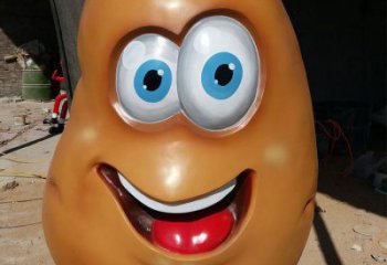 彩繪土豆雕塑 仿真雕塑 步行街擺件