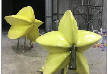 公園楊桃雕塑 創(chuàng)意企業(yè)果蔬雕塑 美陳水果雕塑