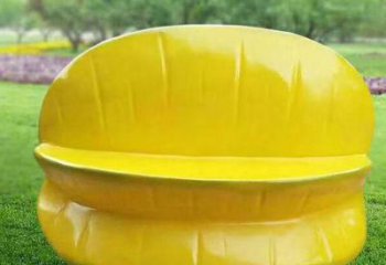 街頭楊桃雕塑 大型別墅區果蔬雕塑 鋼管水果雕塑