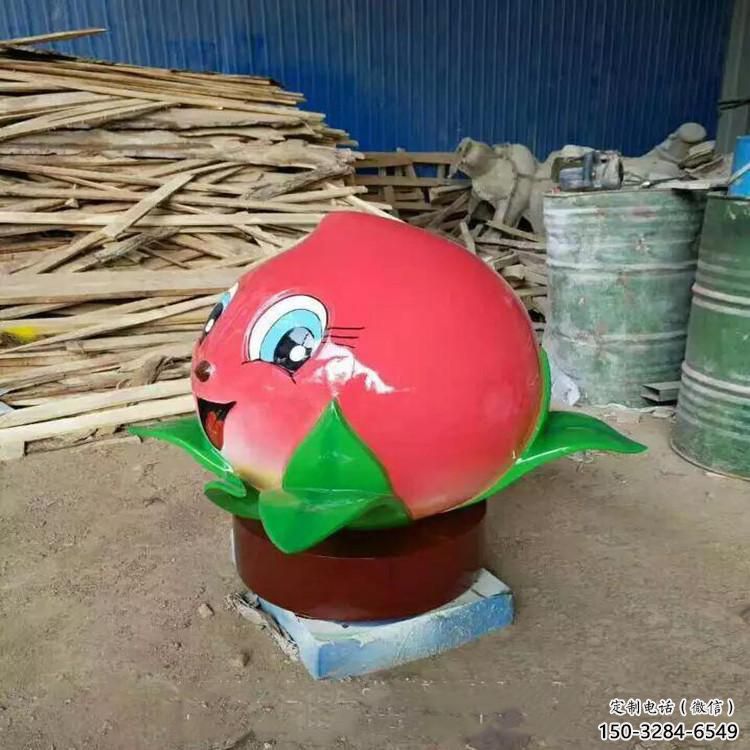 庭院水蜜桃雕塑 公園草地果蔬雕塑 鍛造水果雕塑 庭院水蜜桃雕塑 公園草地果蔬雕塑 鍛造水果雕塑