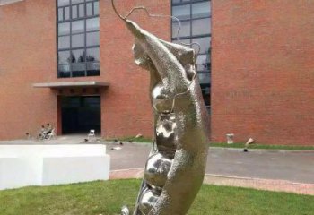 不銹鋼豆角雕塑 商業街仿真雕塑 果蔬擺件