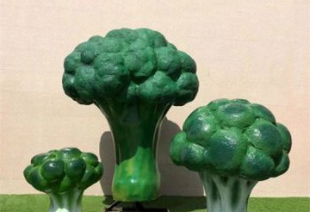 噴漆菜花雕塑 中式村口果蔬雕塑 草地蔬菜雕塑