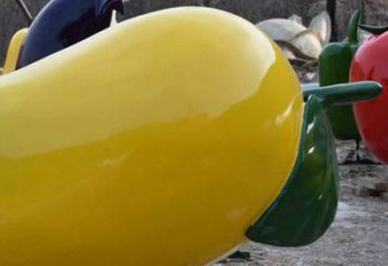 庭院芒果雕塑 公園草地果蔬雕塑 鍛造水果雕塑