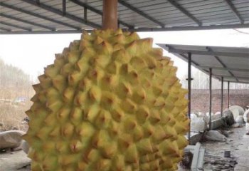 公園榴蓮雕塑 創意企業果蔬雕塑 美陳水果雕塑