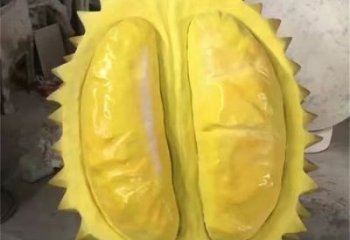 公園榴蓮雕塑 戶外果蔬雕塑 抽象水果雕塑