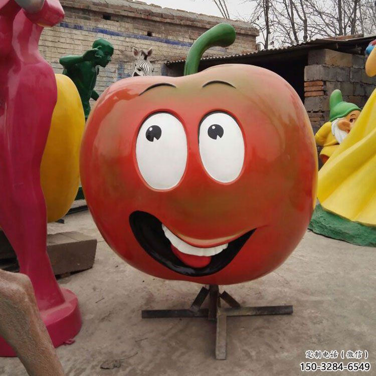 彩繪南瓜雕塑 仿真雕塑 步行街擺件 彩繪南瓜雕塑 仿真雕塑 步行街擺件