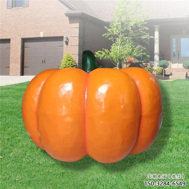 店門口南瓜雕塑 創(chuàng)意景觀雕塑 仿真擺件 店門口南瓜雕塑 創(chuàng)意景觀雕塑 仿真擺件