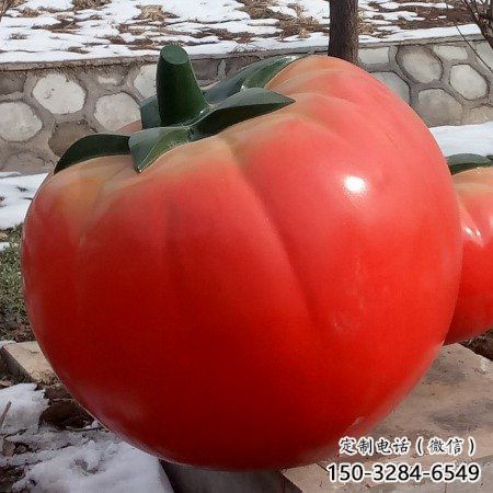 仿古番茄雕塑 庭院彩繪雕塑 田間小品 仿古番茄雕塑 庭院彩繪雕塑 田間小品