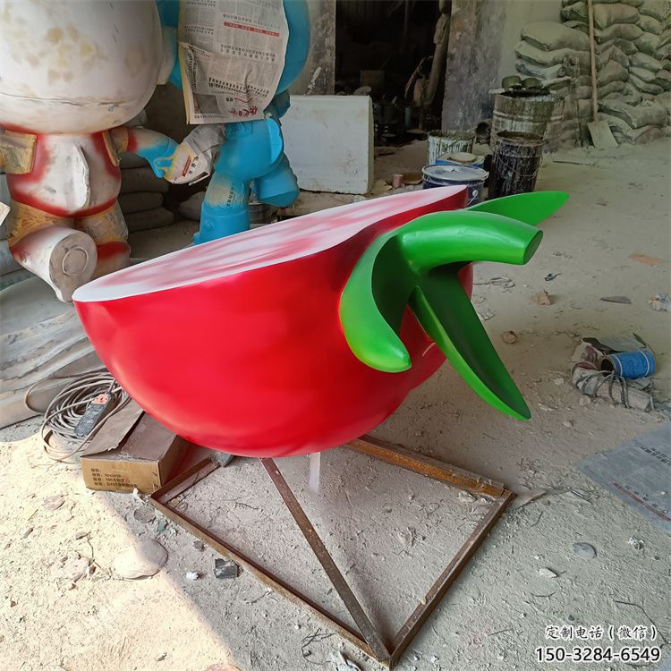 廣場西紅柿雕塑 抽象果蔬雕塑 烤漆水果雕塑 廣場西紅柿雕塑 抽象果蔬雕塑 烤漆水果雕塑