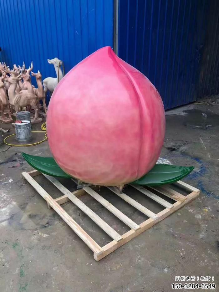 仿真桃子雕塑 酒店公園雕塑 風(fēng)景區(qū)擺件 仿真桃子雕塑 酒店公園雕塑 風(fēng)景區(qū)擺件