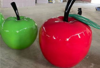 彩繪西紅柿雕塑 仿真雕塑 步行街擺件