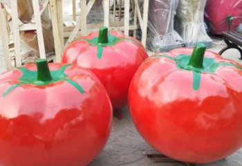 城市西紅柿雕塑 風景區彩繪雕塑 抽象擺件