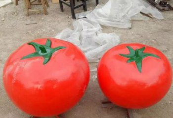 西紅柿雕塑 大型城市雕塑 商業街擺件