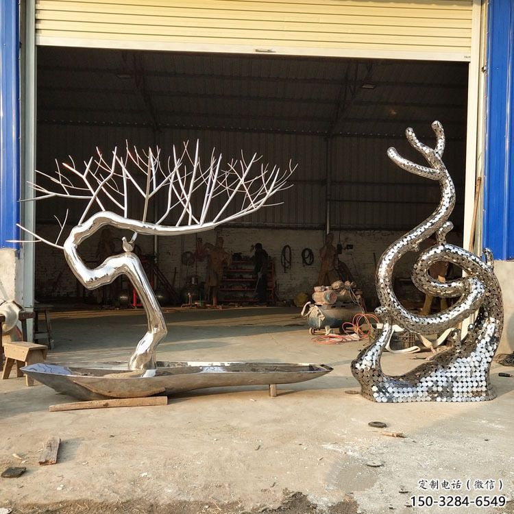 水景松樹雕塑 彩繪剪紙大樹雕塑 現(xiàn)代植物雕塑 水景松樹雕塑 彩繪剪紙大樹雕塑 現(xiàn)代植物雕塑