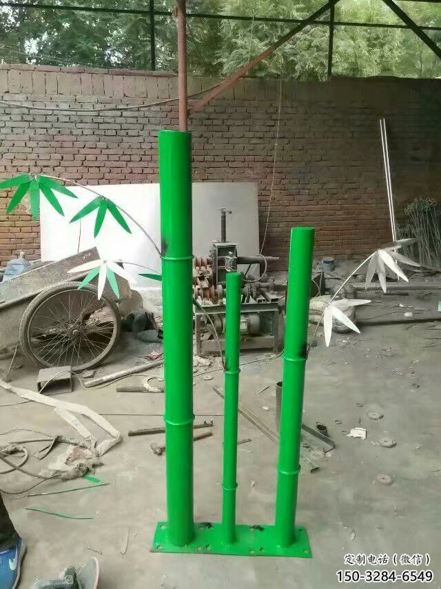 噴漆竹子雕塑 中式村口竹類雕塑 草地植物雕塑 噴漆竹子雕塑 中式村口竹類雕塑 草地植物雕塑