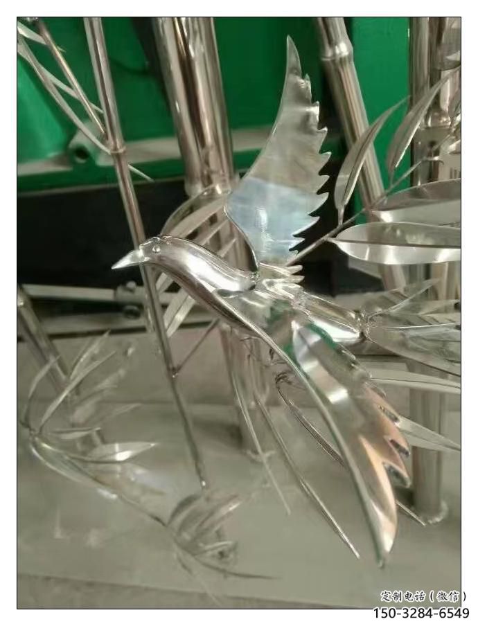 現代竹子雕塑 大型別墅區竹類雕塑 鏡面植物雕塑 現代竹子雕塑 大型別墅區竹類雕塑 鏡面植物雕塑