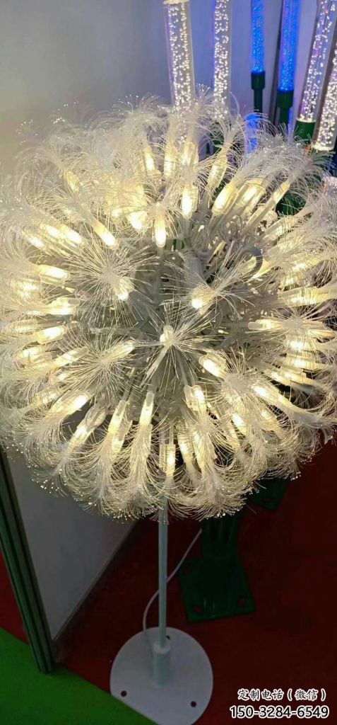 蒲公英雕塑 仿真景觀植物雕塑 烤漆花卉雕塑 蒲公英雕塑 仿真景觀植物雕塑 烤漆花卉雕塑