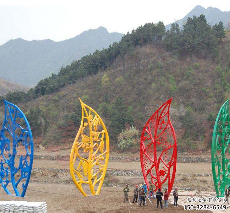 庭院樹葉雕塑 公園草地花卉雕塑 鍛造植物雕塑 庭院樹葉雕塑 公園草地花卉雕塑 鍛造植物雕塑