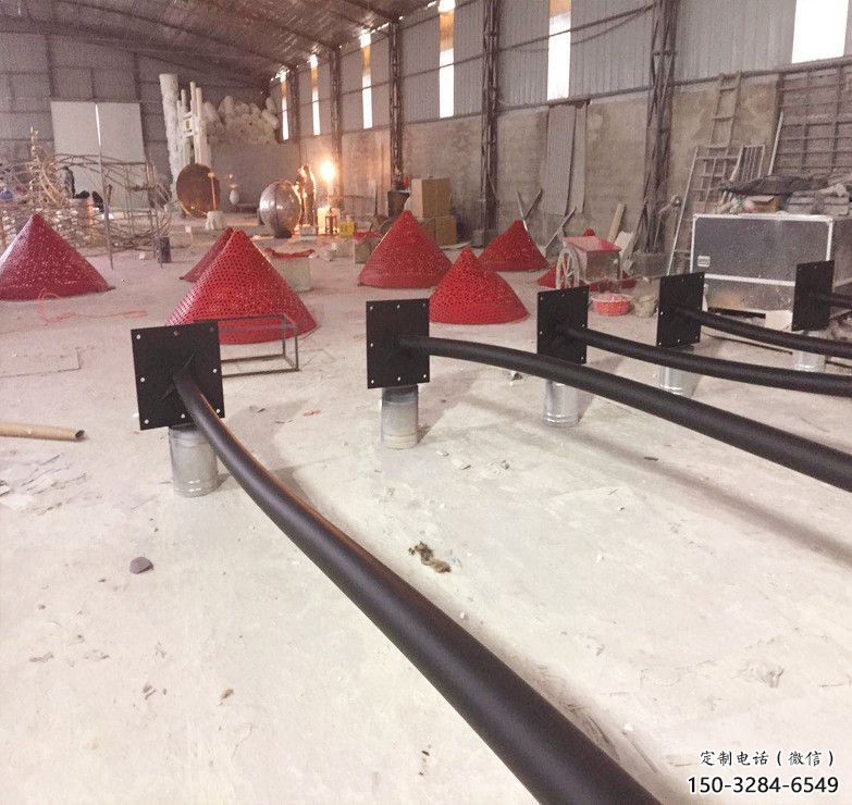 房地產百合花雕塑 現代景觀植物雕塑 幾何花卉雕塑 房地產百合花雕塑 現代景觀植物雕塑 幾何花卉雕塑