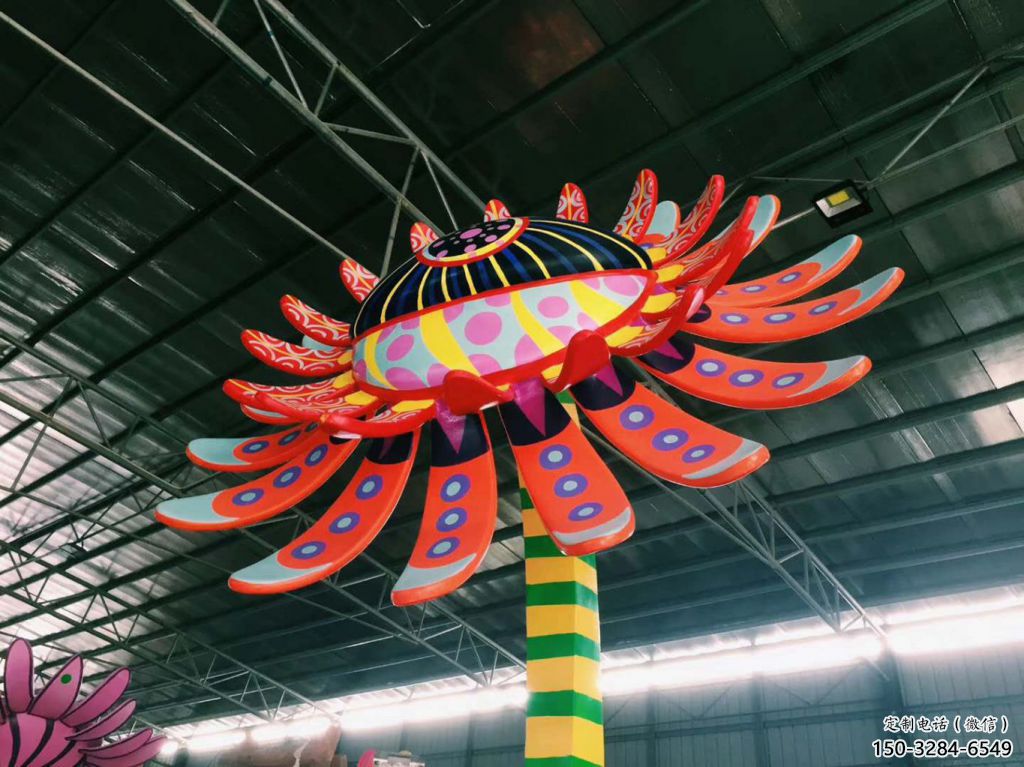 園林向日葵雕塑 大型花卉雕塑 中式花朵雕塑 園林向日葵雕塑 大型花卉雕塑 中式花朵雕塑