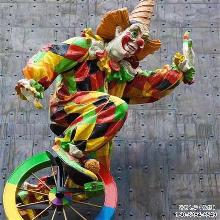 幾何小丑雕塑廠家 庭院民俗雕塑 彩繪擺件 幾何小丑雕塑廠家 庭院民俗雕塑 彩繪擺件