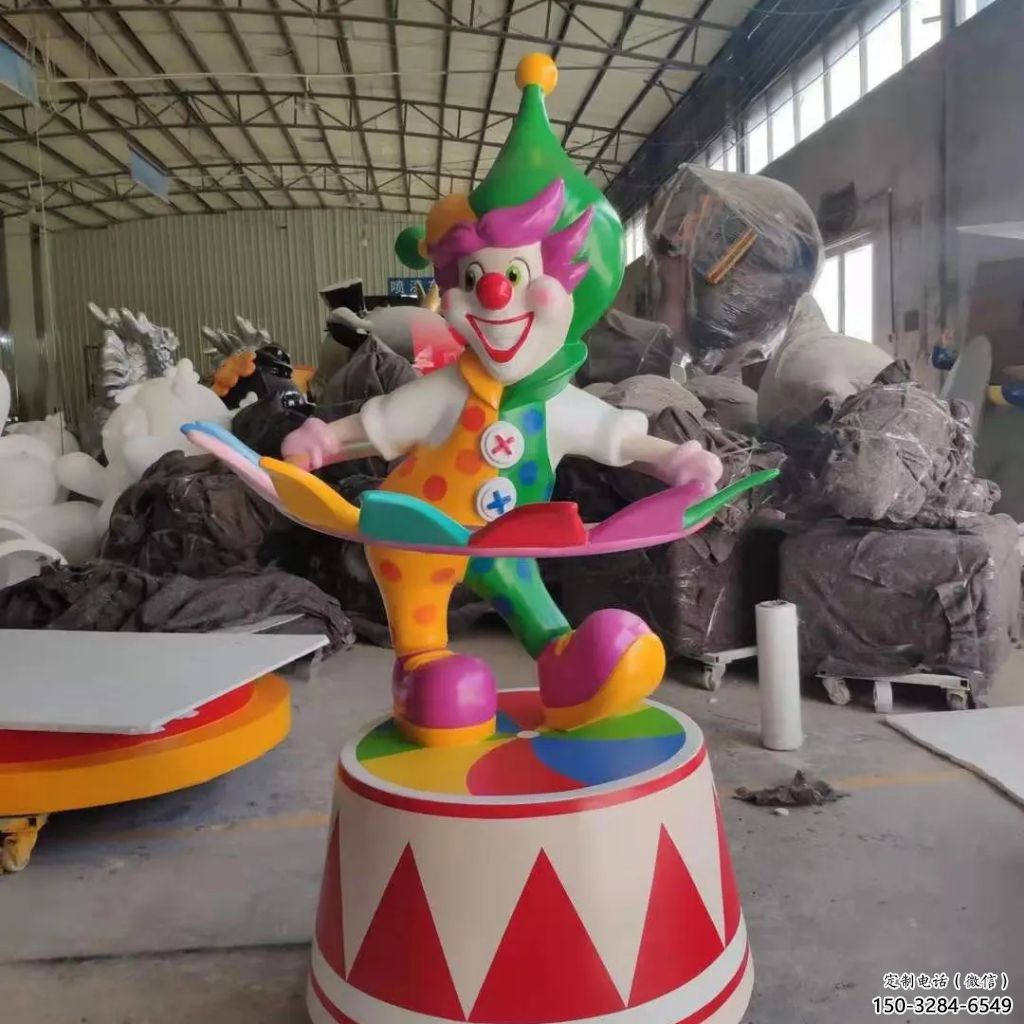 酒店小丑雕塑廠家 庭院民俗雕塑 彩繪小品 酒店小丑雕塑廠家 庭院民俗雕塑 彩繪小品