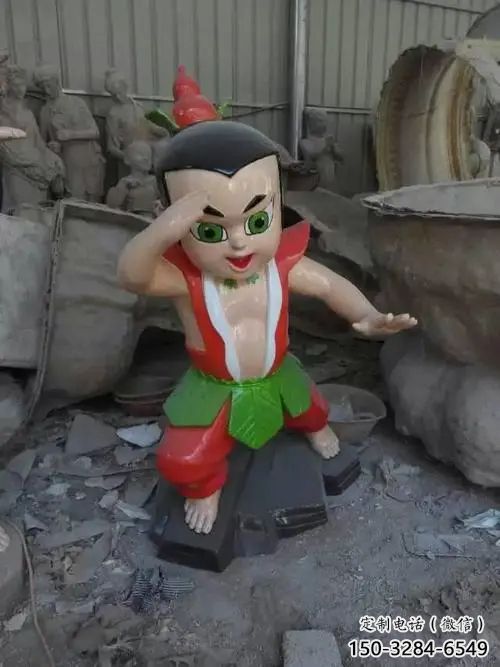 廣場葫蘆娃雕塑廠家 公園卡通雕塑 抽象擺件