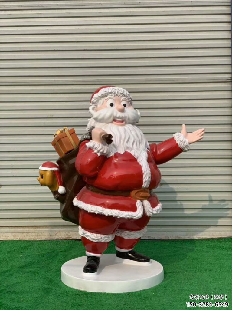 庭院圣誕老人雕塑廠家 城市彩繪雕塑 卡通小品 庭院圣誕老人雕塑廠家 城市彩繪雕塑 卡通小品