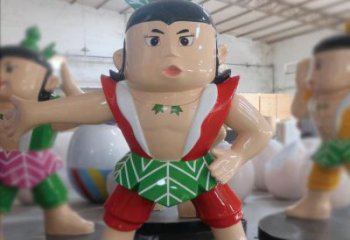 葫蘆娃雕塑廠 景觀美陳卡通雕塑 噴漆動(dòng)漫雕塑