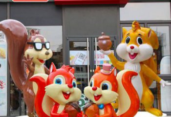 街道葫蘆娃雕塑廠 現代景觀動漫雕塑 彩繪卡通雕塑