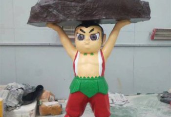 售樓處葫蘆娃雕塑廠 商業(yè)街雕塑 卡通擺件